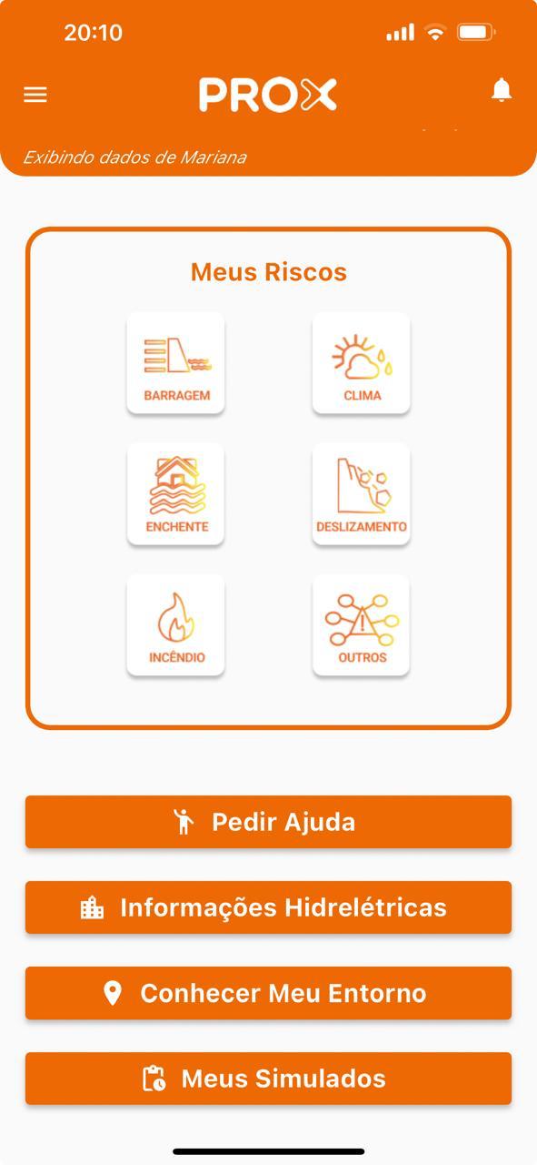 App PROX da Ibram — Comunicação de Riscos